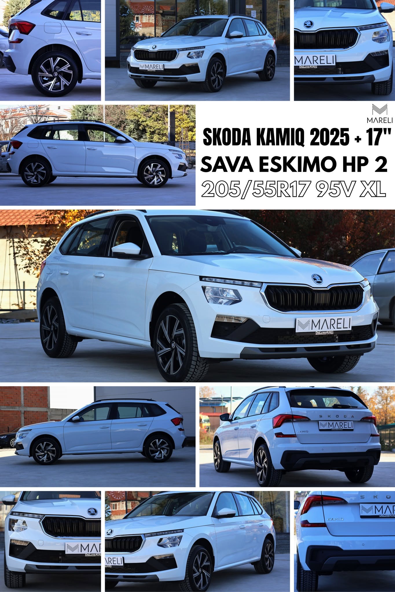 Škoda Kamiq 2025 · 17″ · Монтирано во Mareli