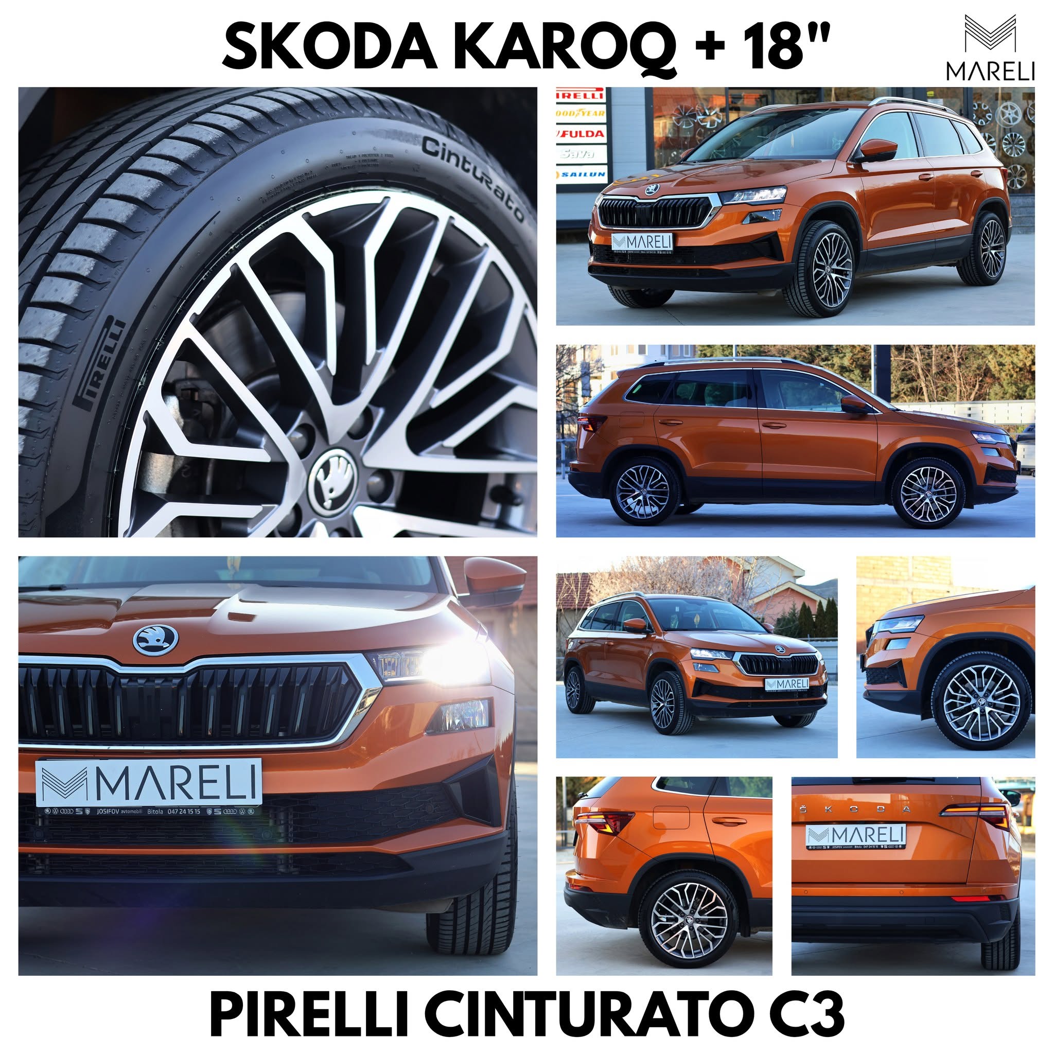 Škoda Karoq · 18″ · Монтирано во Mareli